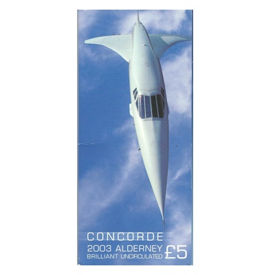2003 BU £5 Coin Pack - Concorde's Last Flight